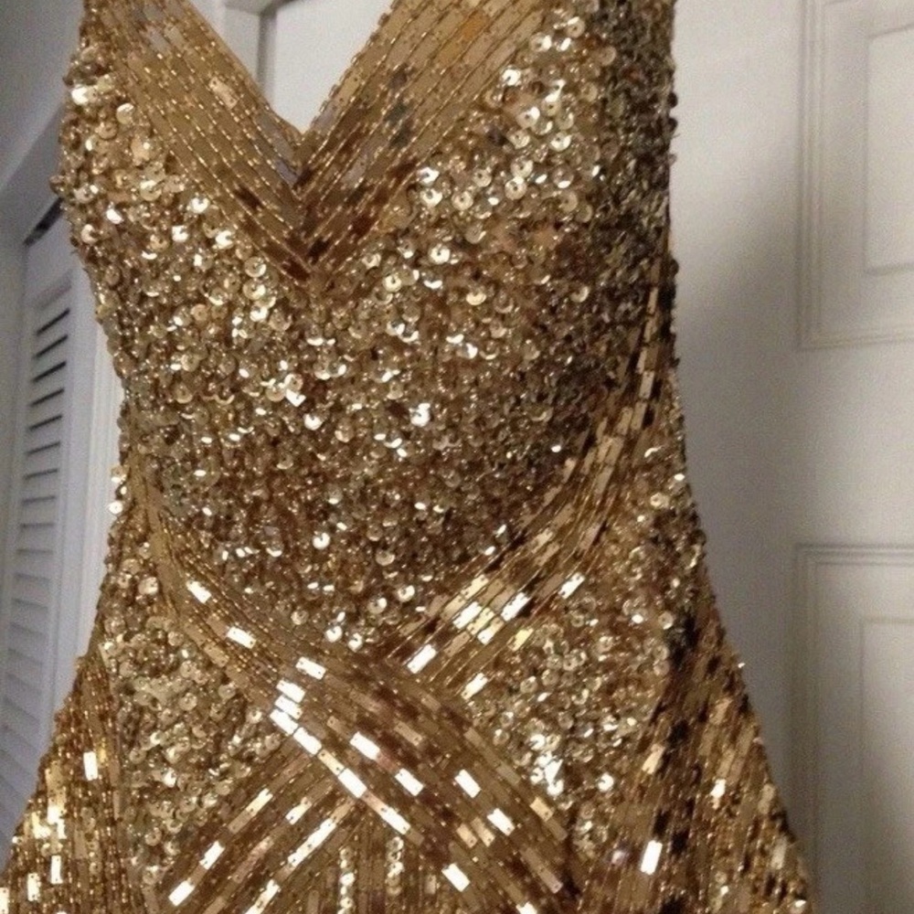 Tiffany & Co. Shimmering Gold Sequin Dress